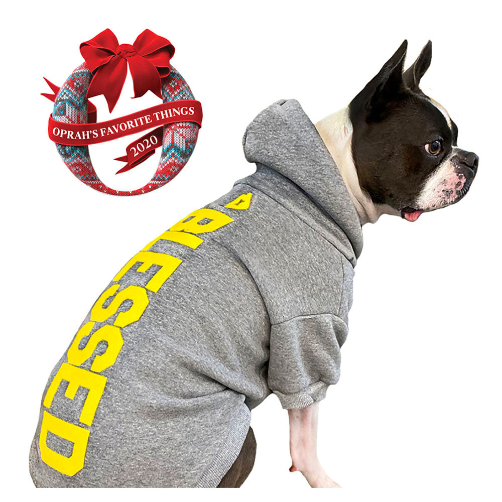 House dogge fleece hoodie sale